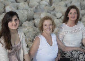 Daughter Sara, Mom and I