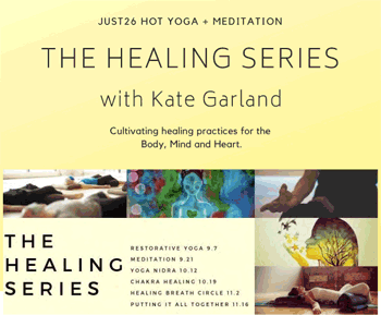 The Healing Series Workshops Graphic.