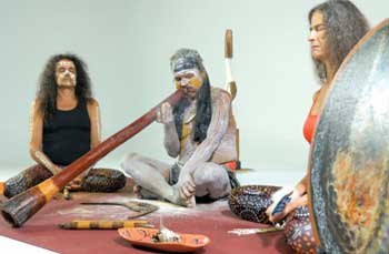 Forrest Yoga smoking ceremony.