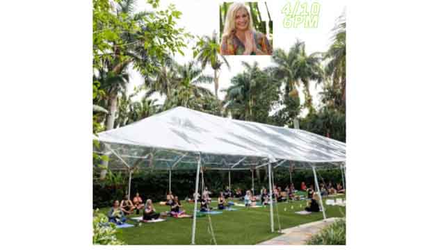 Photo of Yoga session at Sunken Gardens.