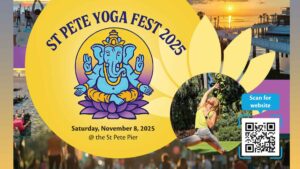 St. Pete Yoga Fest at The Pier in St. Petersburg on Nov 8, 2025, from 9:00 am to 9:00 pm.